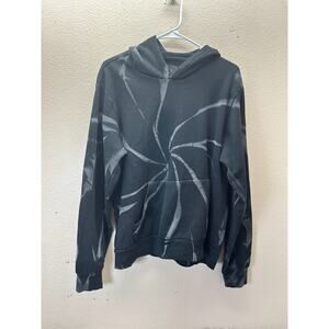 Myrrhe Sweatshirt Hoodie Tie Dye Black ASO Celebrities Hollywood SZ L